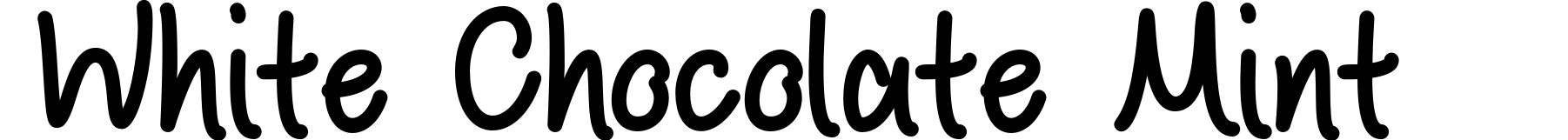 White Chocolate Mint