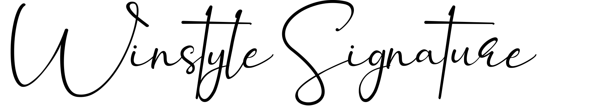 Winstyle Signature