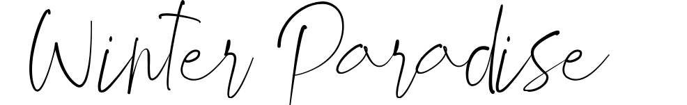Winter Paradise