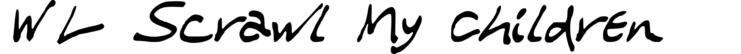 WL Scrawl My Children