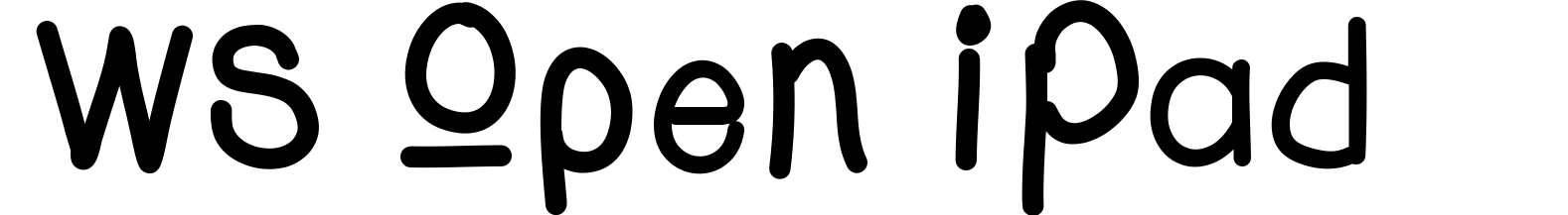 WS Open iPad