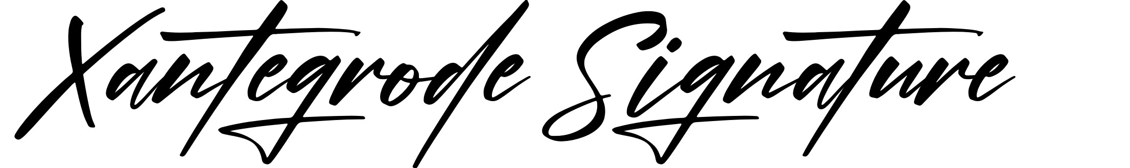 Xantegrode Signature
