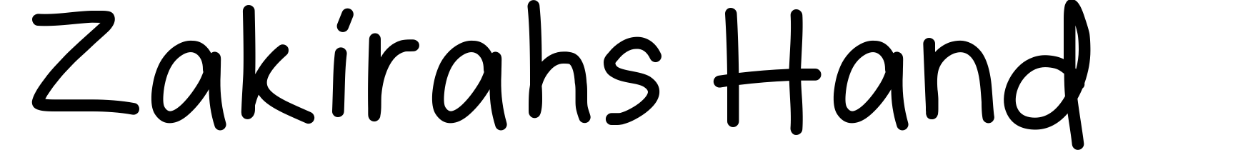 Zakirahs Hand