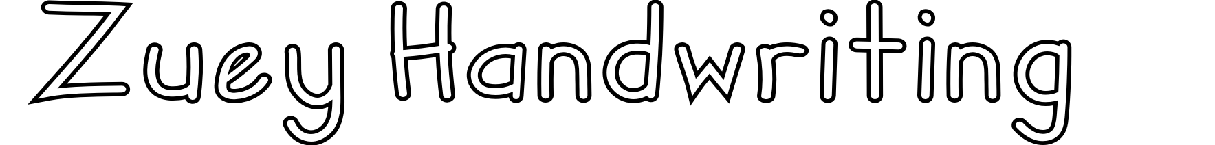 Zuey Handwriting