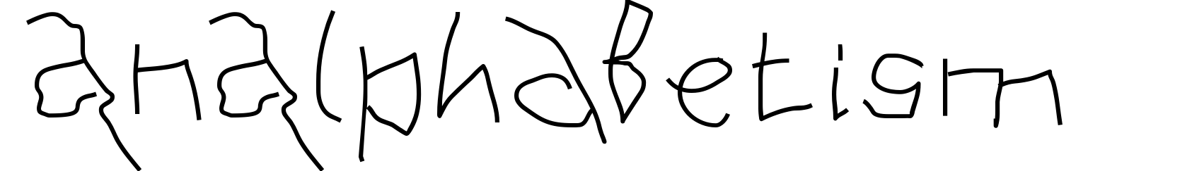 AnAlphaBetism