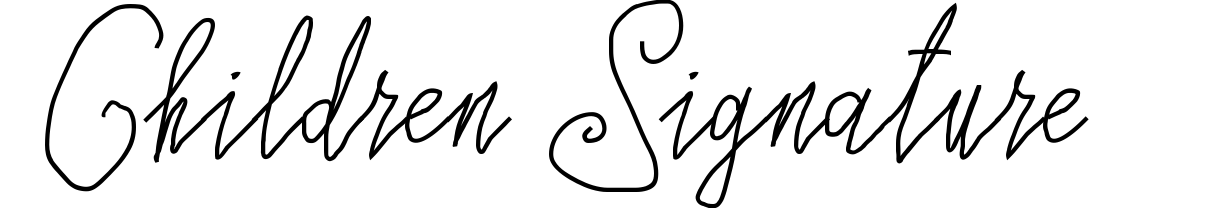 Children Signature