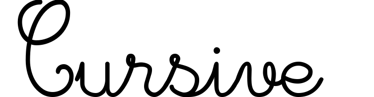 Cursive