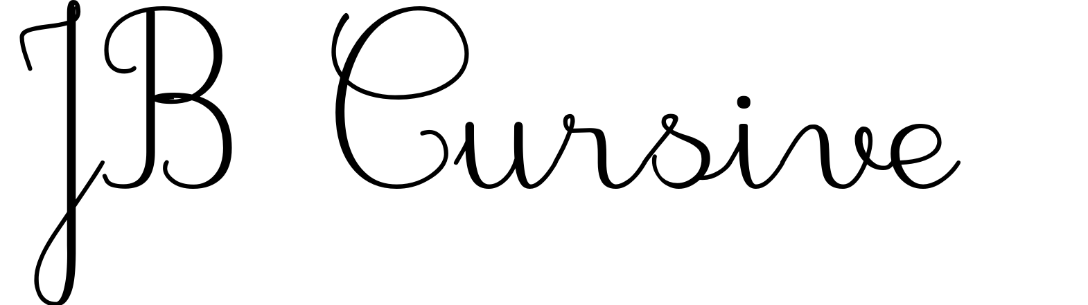 JB Cursive