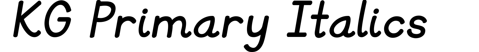 KG Primary Italics