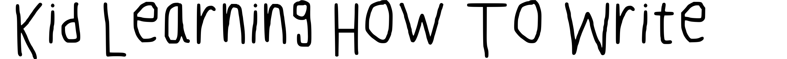 Kid Learning How To Write