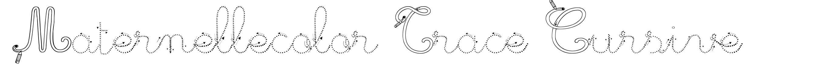 Maternellecolor Trace Cursive