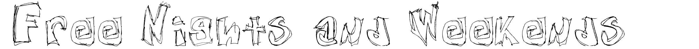 Free Nights and Weekends