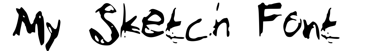 My Sketch Font