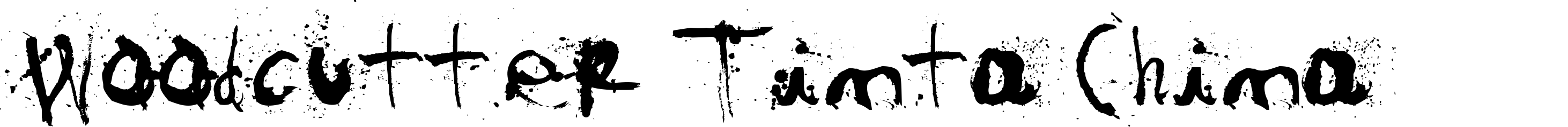 Woodcutter Tinta China