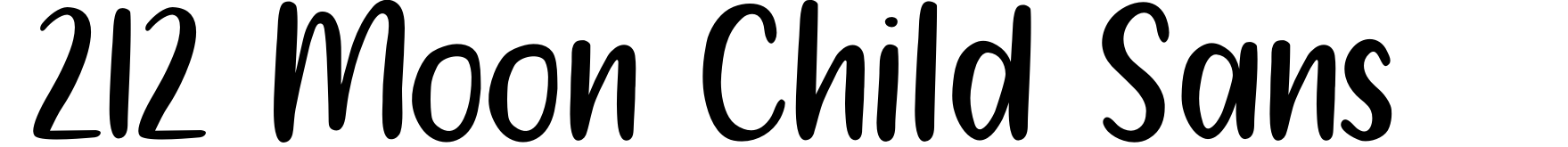 212 Moon Child Sans
