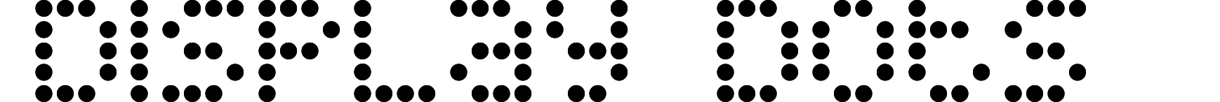 Display Dots