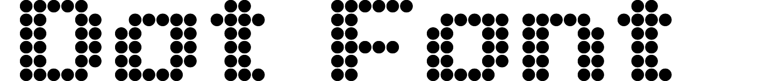Dot Font