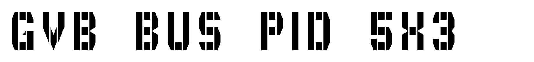 GVB Bus PID 5x3