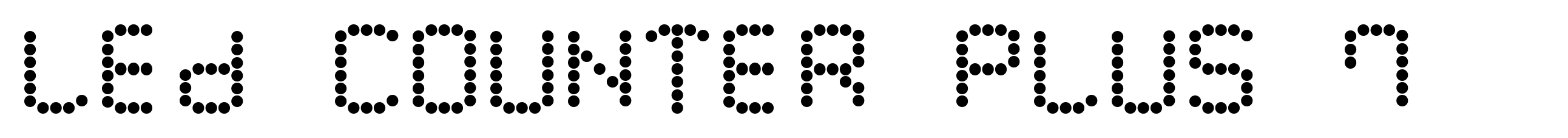 LED Counter Plus 7