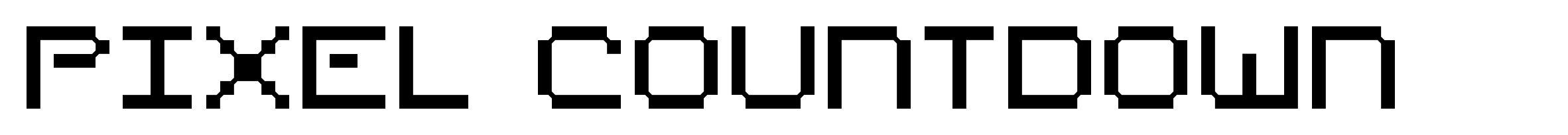 Pixel Countdown