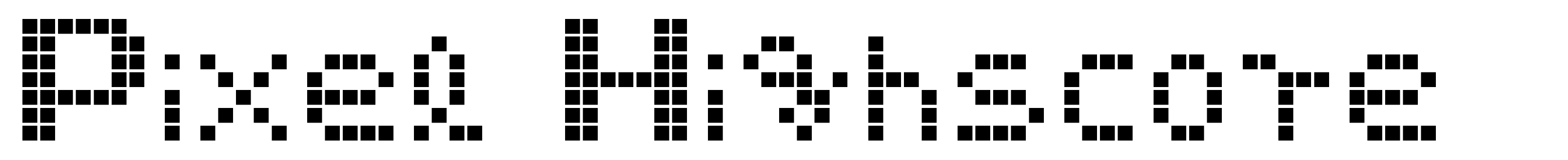 Pixel Highscore
