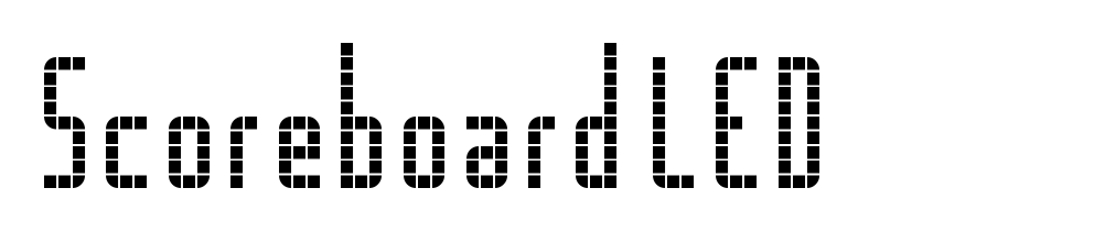 Scoreboard LED