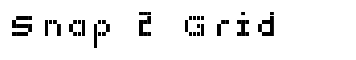Snap 2 Grid