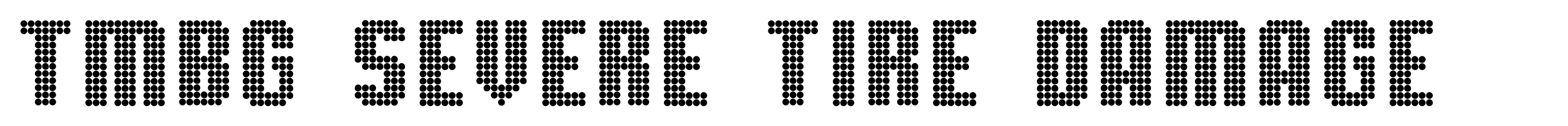 TMBG Severe Tire Damage