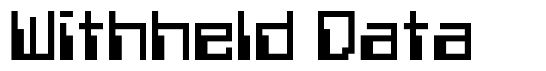 Withheld Data