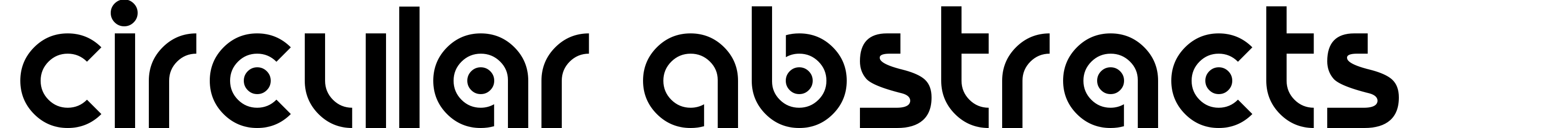 Circular Abstracts