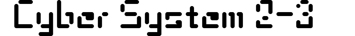 Cyber System 2-3