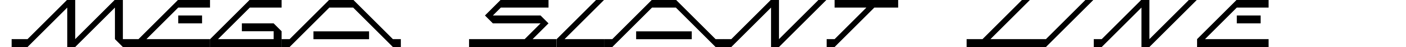 Mega Slant Line