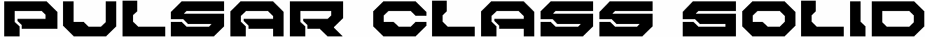 Pulsar Class Solid