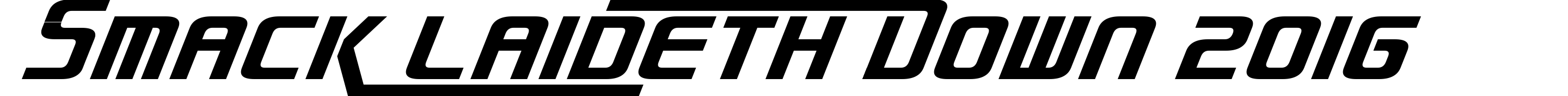 Smack Laideth Down 2016