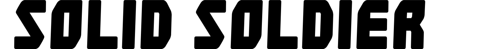Solid Soldier