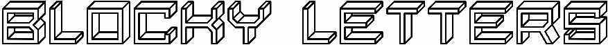 Blocky Letters