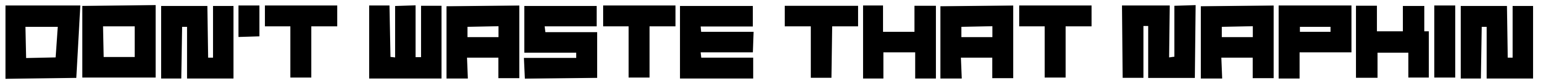 Don't Waste That Napkin