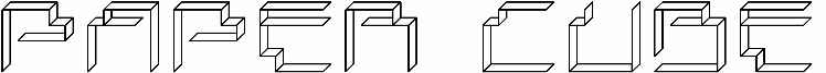 Paper Cube