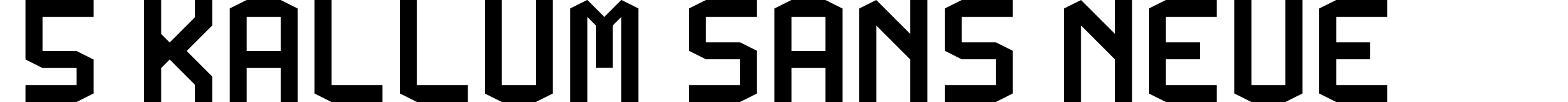 5 Kallum Sans Neue