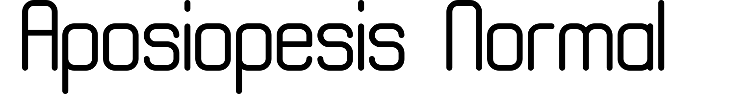 Aposiopesis Normal