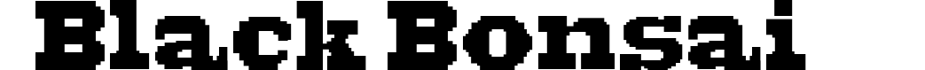 Black Bonsai