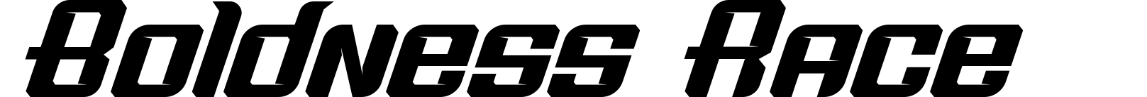 Boldness Race