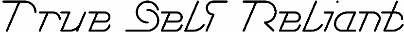 True Self Reliant