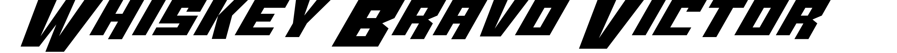 Whiskey Bravo Victor