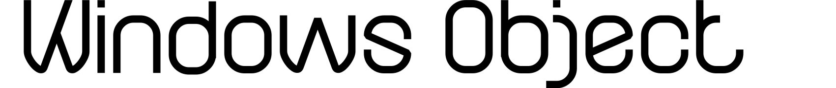 Windows Object