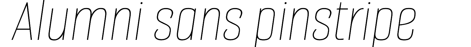 Alumni sans pinstripe