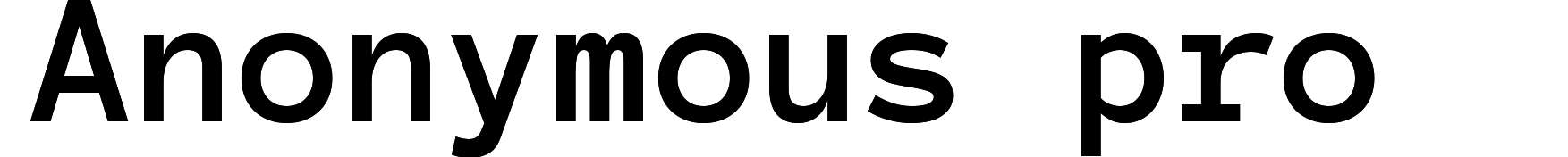 Anonymous pro