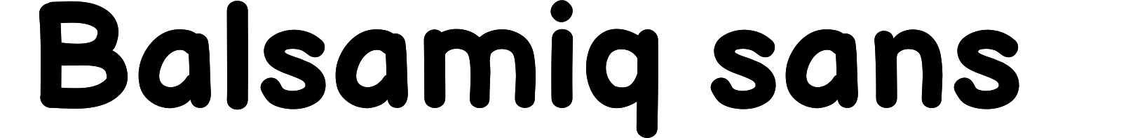 Balsamiq sans