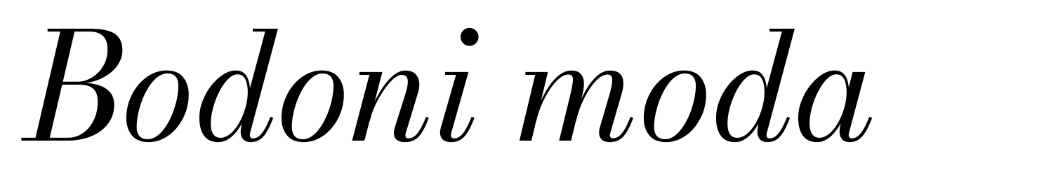 Bodoni moda