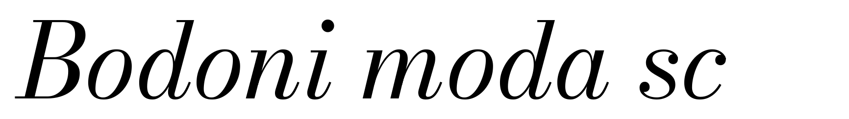 Bodoni moda sc